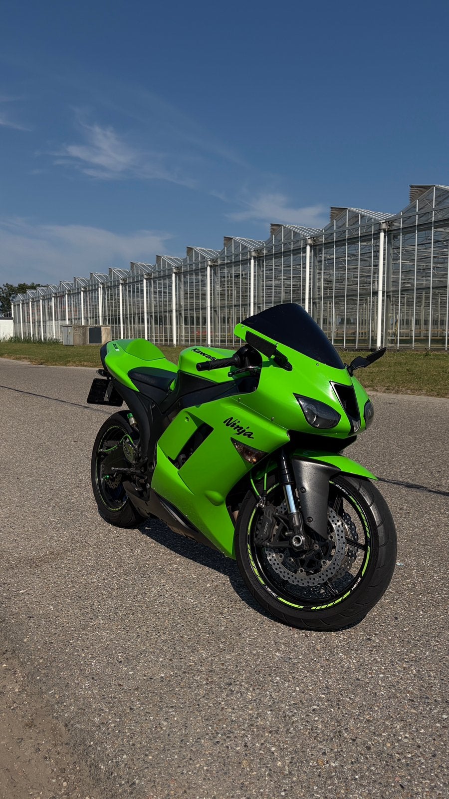 Kawasaki ZX6R 2008 25kw, Sportuitlaat, Occasion, 4 cilinders, Super Sport