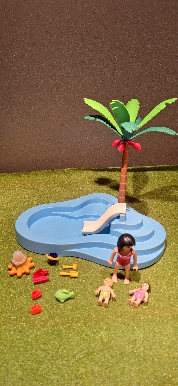 playmobil summer fun 6673 zwembad, Kinderen en Baby's, Ophalen of Verzenden, Zo goed als nieuw