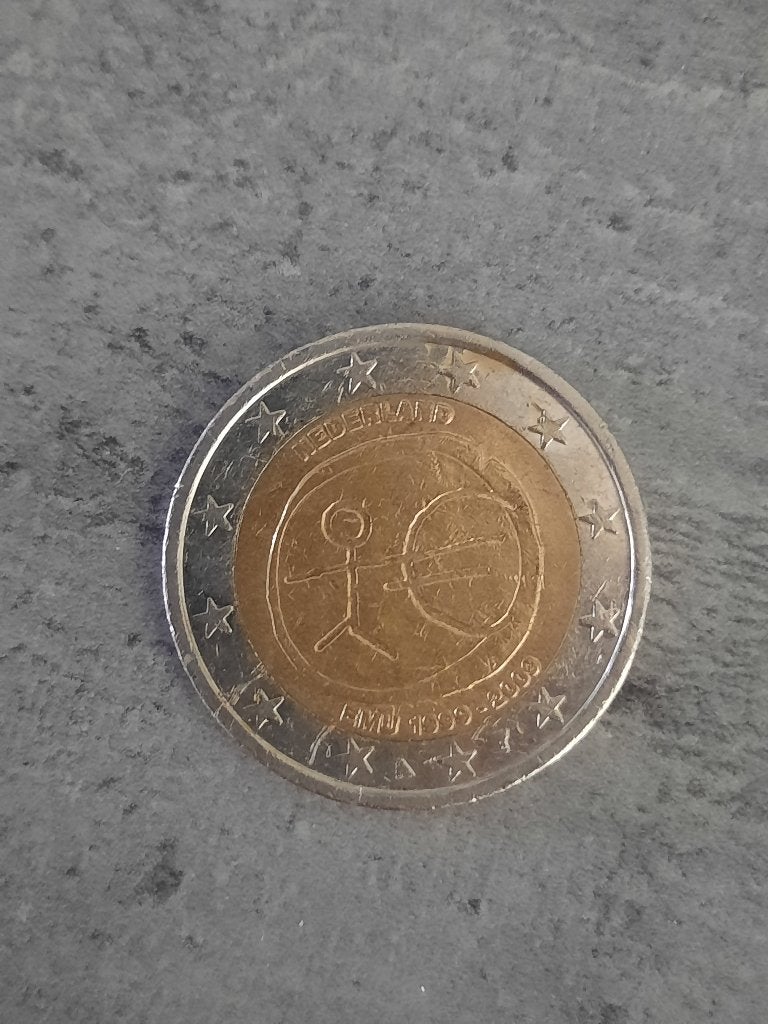 Munt 2 Euro - Nederland 2009 - EMU 1999-2009, Ophalen of Verzenden, Overige landen, 2 euro, Losse munt