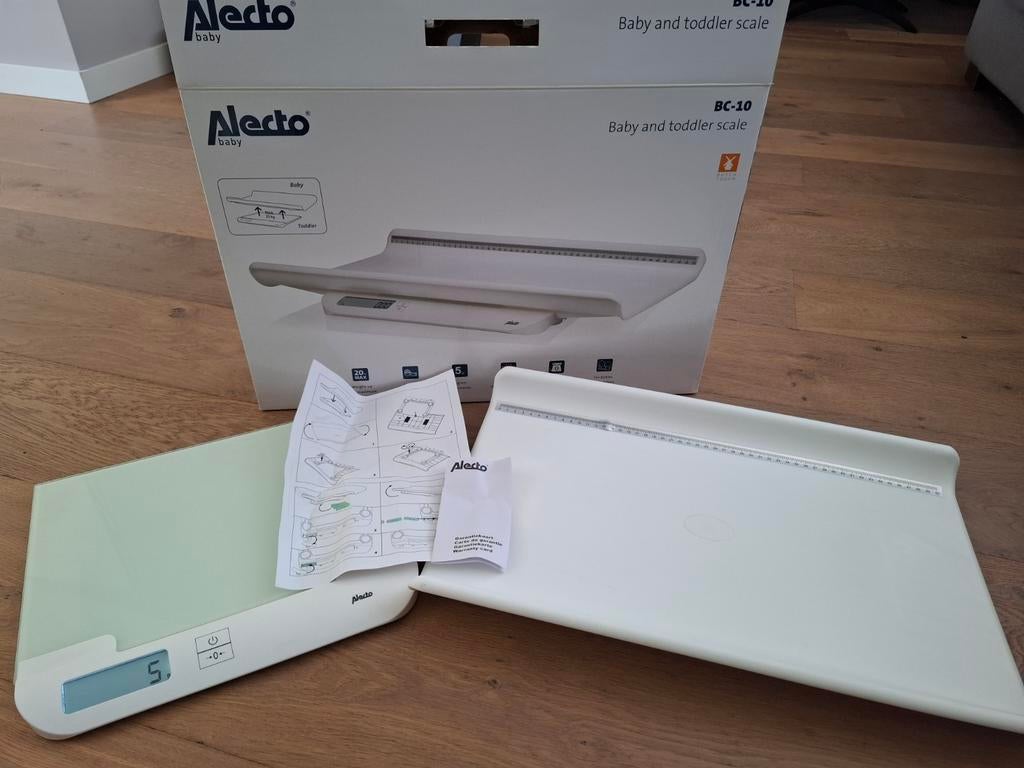 Alecto Baby Weegschaal BC-10, Kinderen en Baby's, Overige Kinderen en Baby's, Ophalen, Zo goed als nieuw