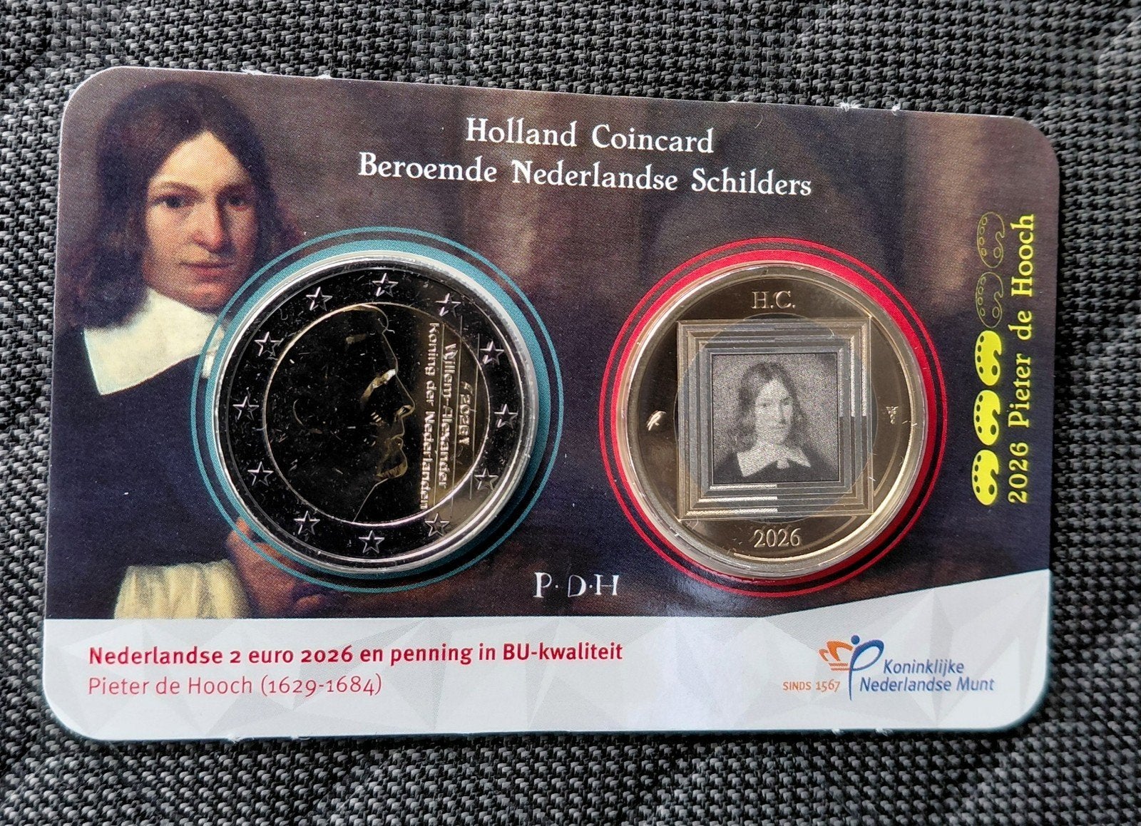 Holland coincard 2026., Ophalen of Verzenden, Koningin Beatrix, Euro's