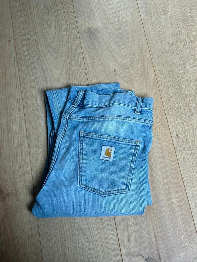 Carhart broek maat m, Ophalen of Verzenden, Zo goed als nieuw, Blauw, W30 - W32 (confectie 38/40)