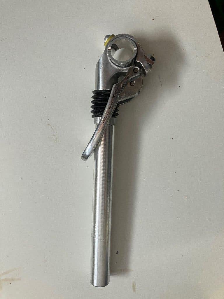 Gazelle Switch zadelpen met vering, Fietsen en Brommers, Ophalen, Gebruikt, Staal, Zadel