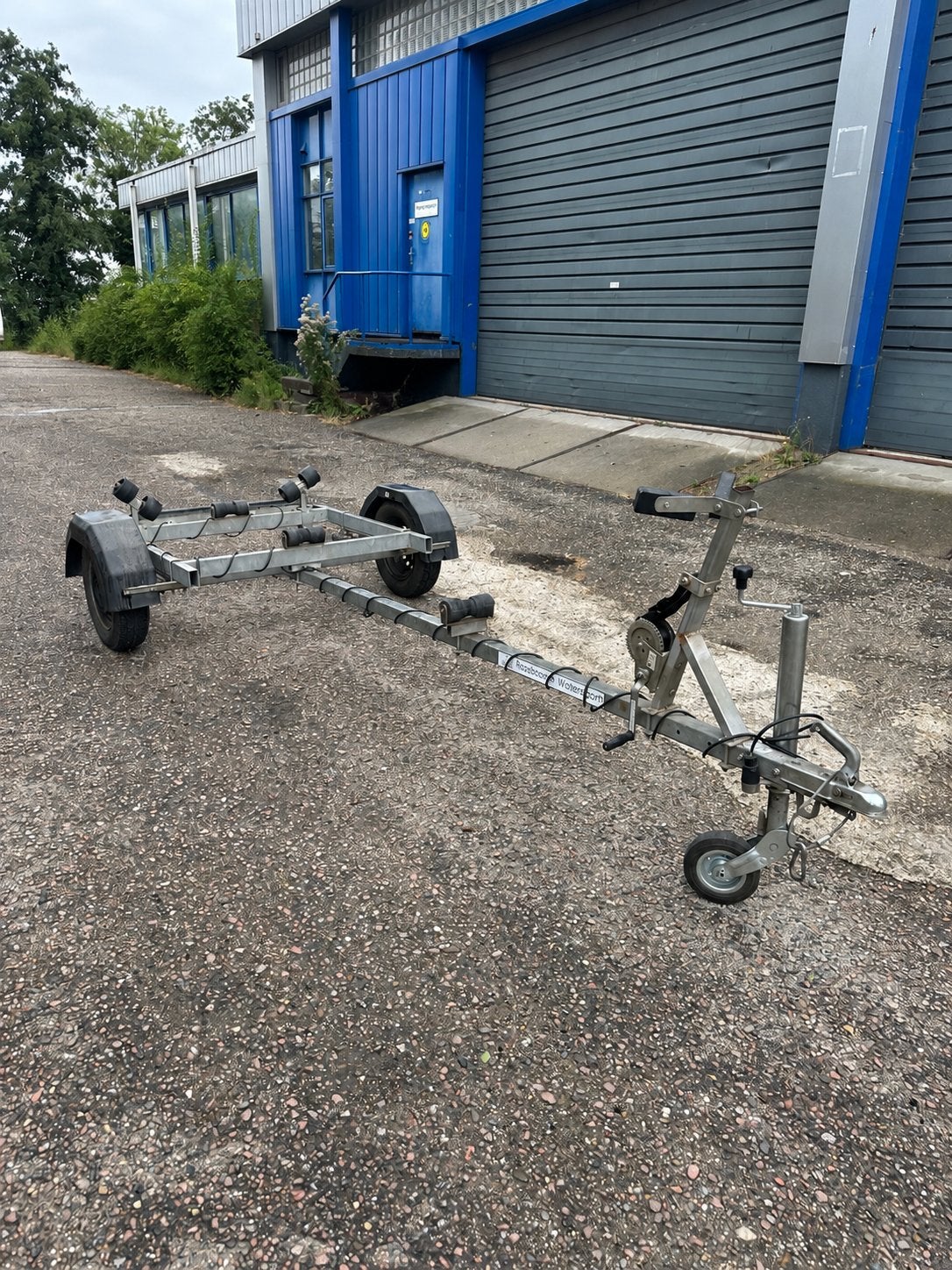 Boottrailer +- 300 tot 500 cm lang & 150cm tot 200 cm breed, Ophalen, Gebruikt, Motorboot