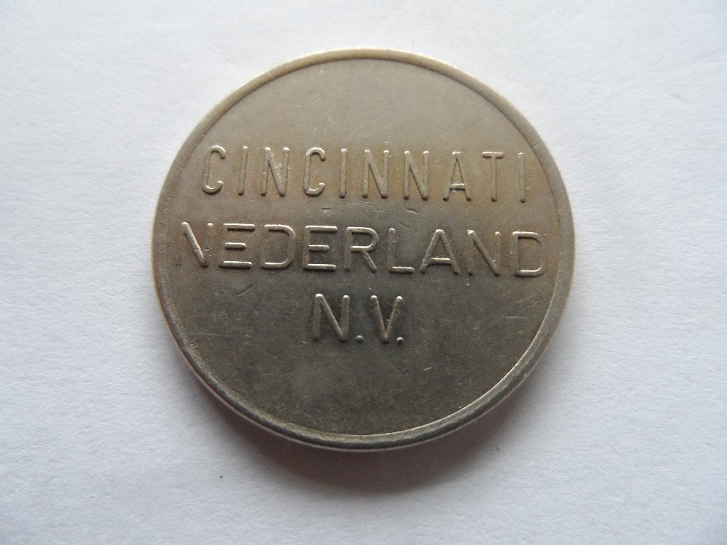 Koffie munt Kantine penning Cincinnati Nederland, Postzegels en Munten, Ophalen of Verzenden, Overige materialen