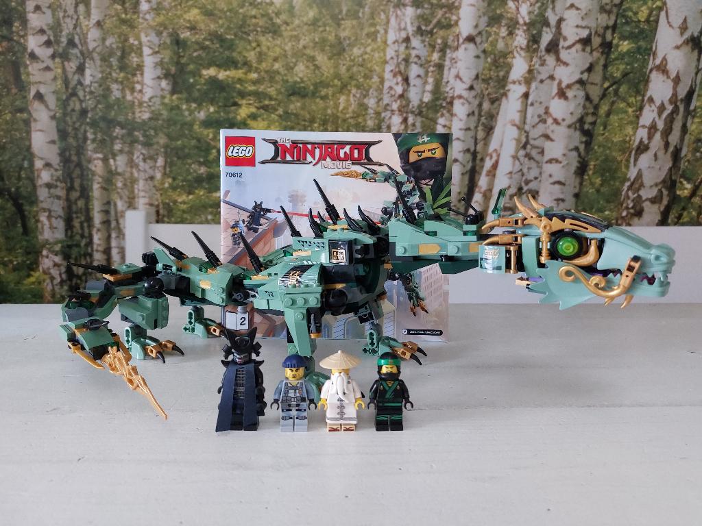 Lego Ninjago Green Mech Dragon 70612, Gebruikt, Lego, Ophalen of Verzenden, Inclusief minifiguren