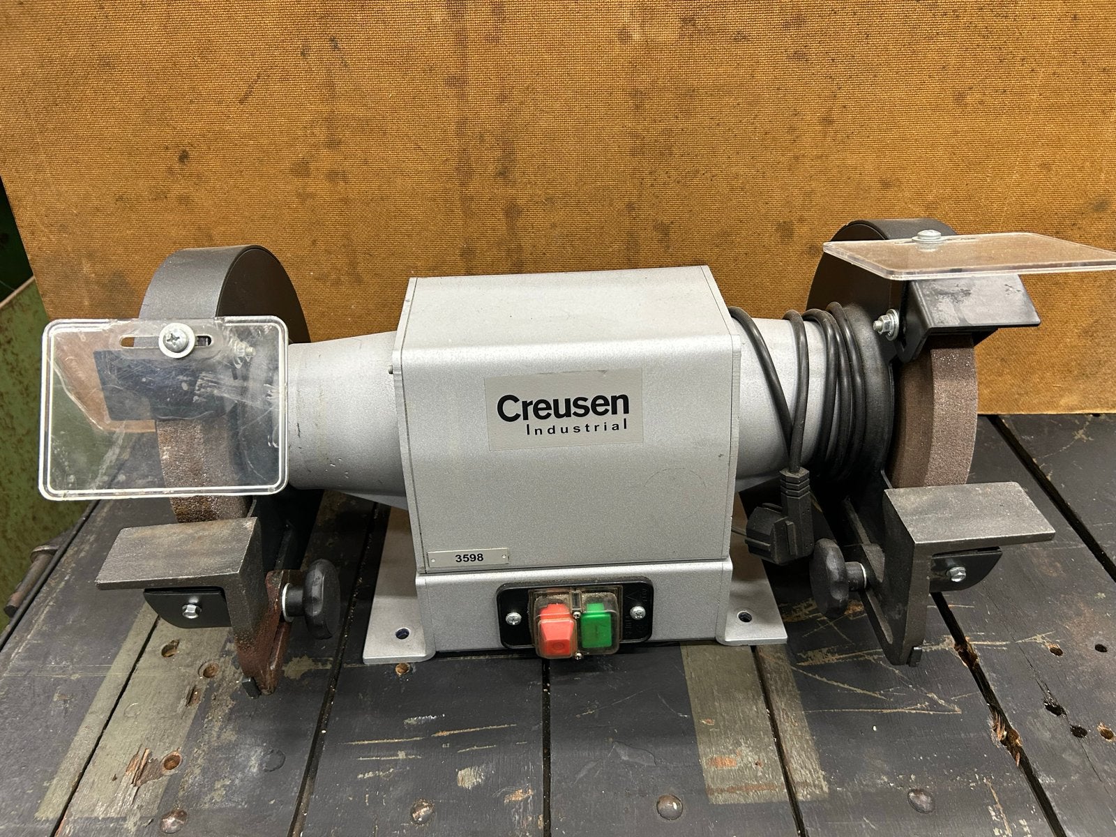 Creusen Industrial DS9200 Werkbankslijpmachine, Ophalen, Gebruikt, 700 tot 1000 watt, Werkbankslijpmachine