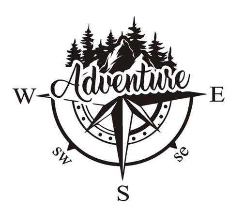 camper caravan bus sticker adventure groot, Caravans en Kamperen, Camper-accessoires, The River House, Info@theriverhouse.nl, Nieuw