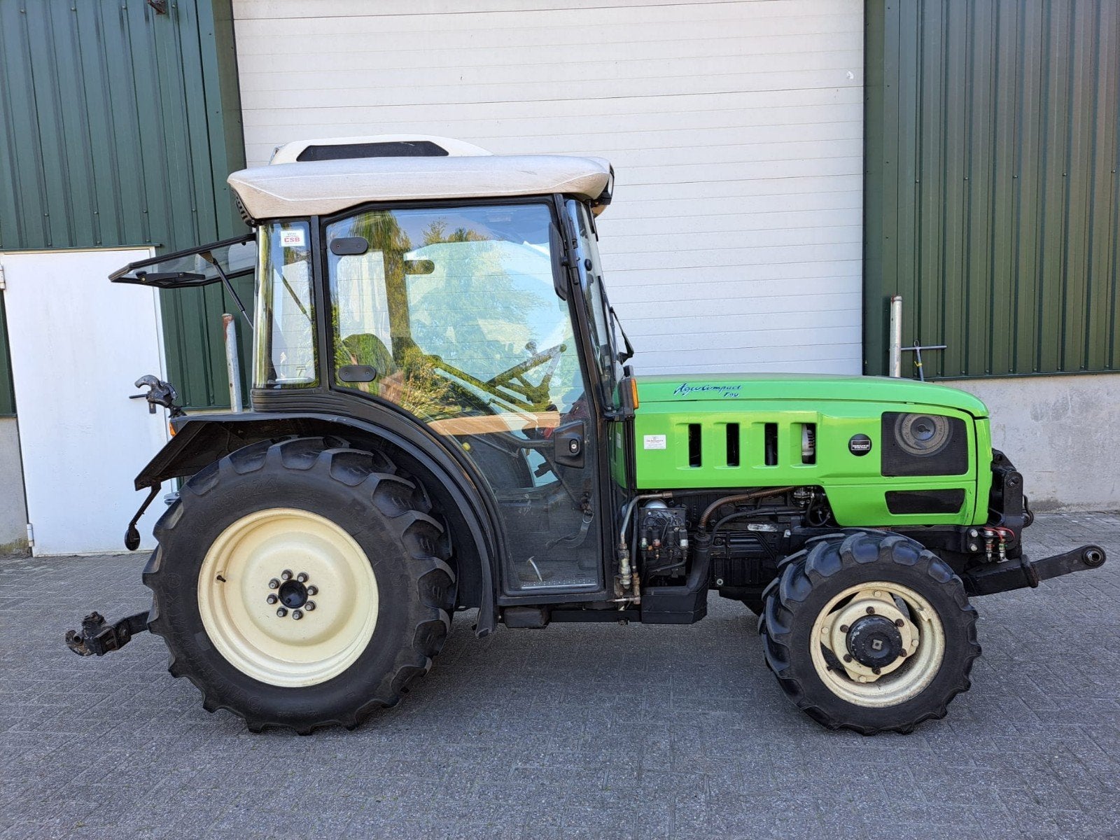 Deutz Agro Impact 90 F Smalspoor Tractor met Fronthef, Ophalen