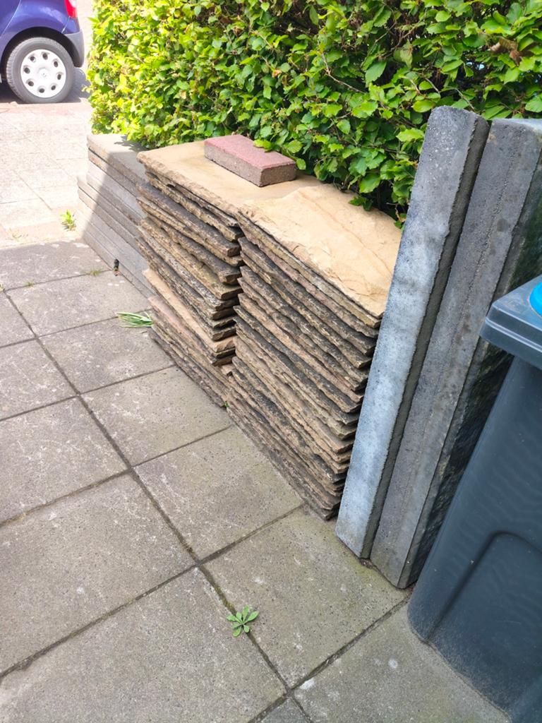 Border, Tuin en Terras, Ophalen of Verzenden, Gebruikt, Beton, Klinkers
