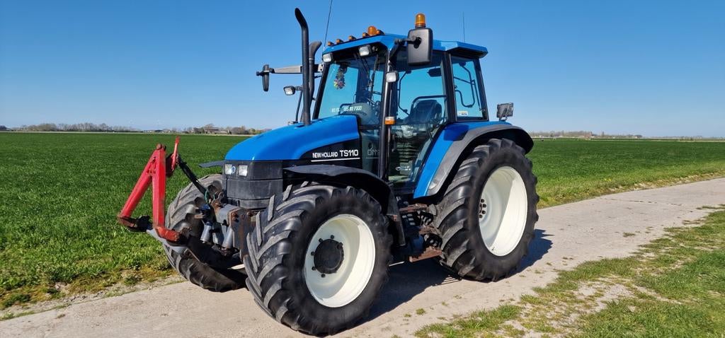 New Holland TS110 - Nette en goed onderhouden trekker, Zakelijke goederen, Agrarisch | Tractoren, Ophalen of Verzenden, Gebruikt