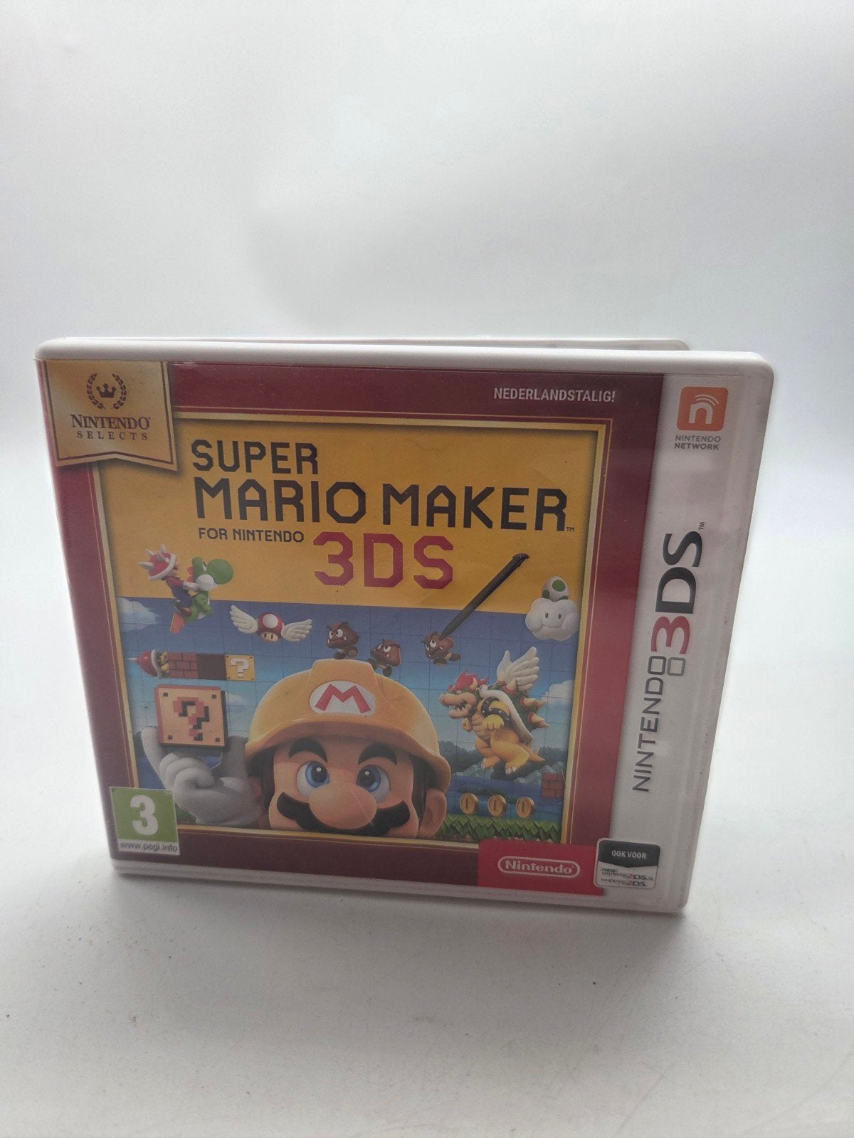 Super Mario Maker 3DS - Nintendo Selects, Spelcomputers en Games, Games | Nintendo 2DS en 3DS, Nintendo, Online, 1 speler, Zo goed als nieuw