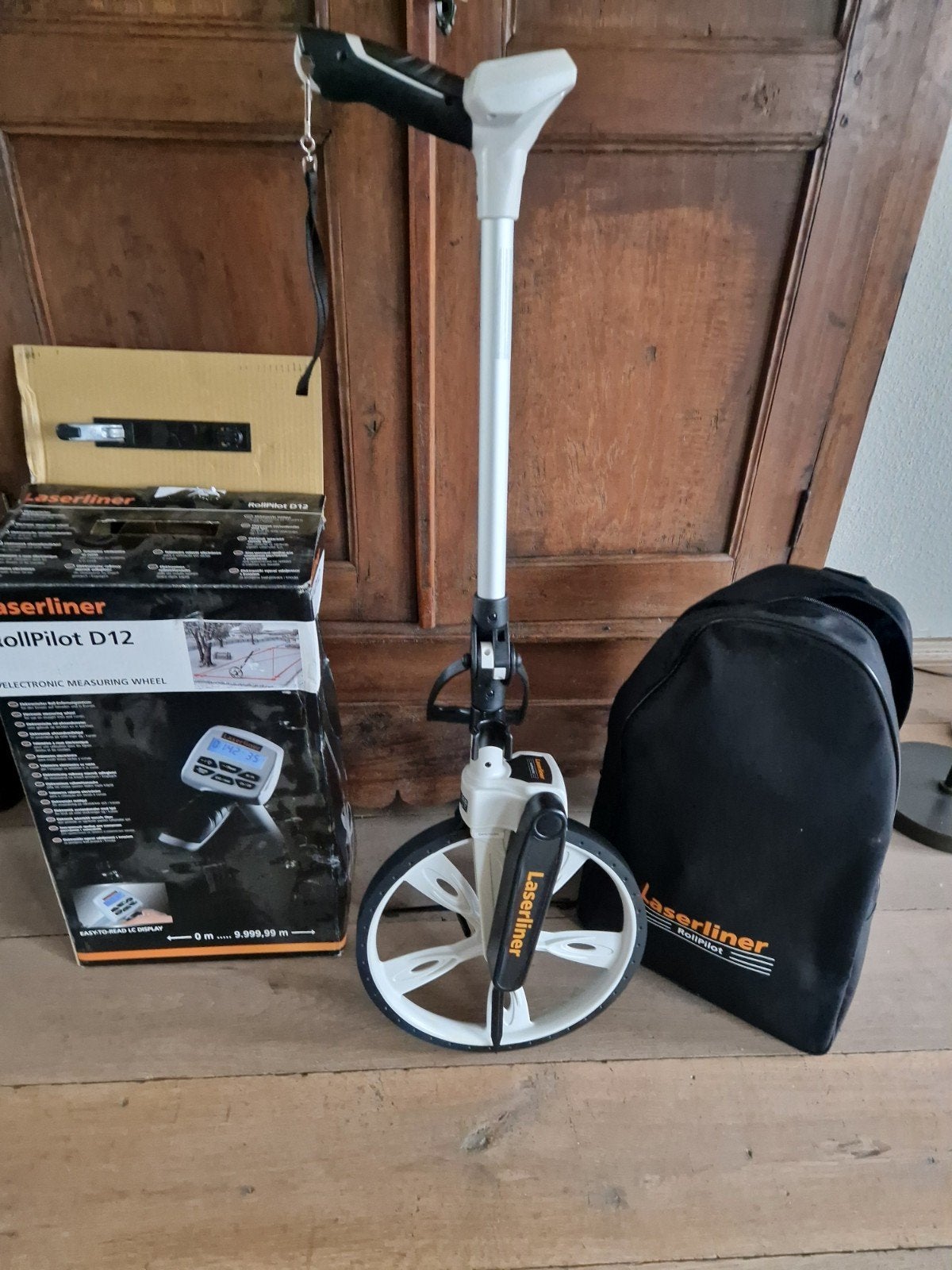 RollPilot D12 meetlint afstandsmeter tm 10 km, Ophalen of Verzenden, Zo goed als nieuw, Afstand