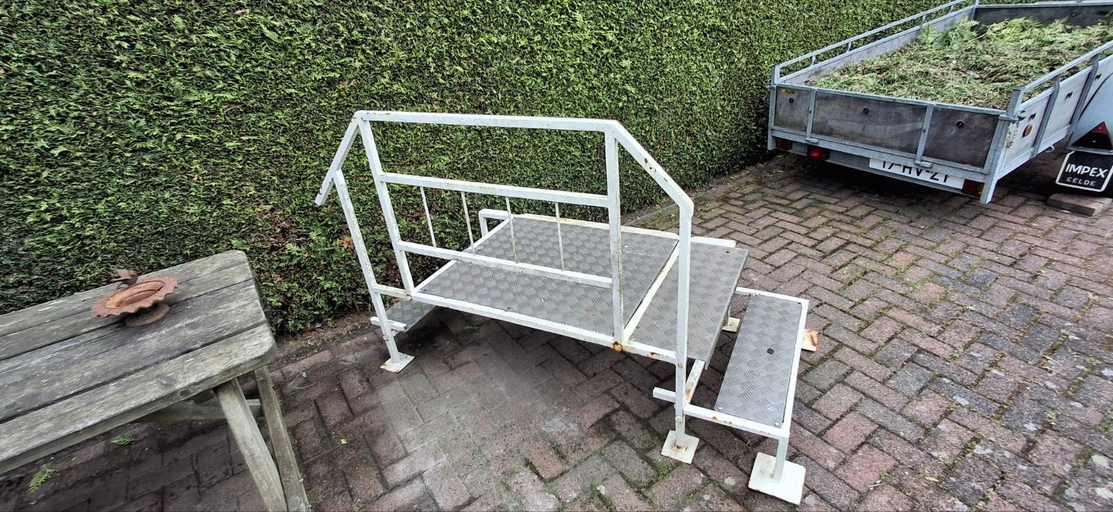 Trap opstap caravan, Caravans en Kamperen, Ophalen