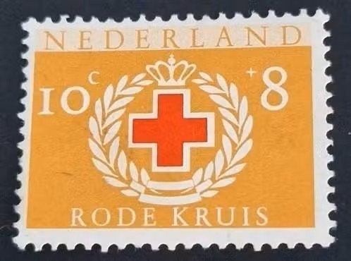 Nederland 1957 - nvph 698 - Rode Kruis, Postzegels en Munten, Ophalen of Verzenden, Na 1940