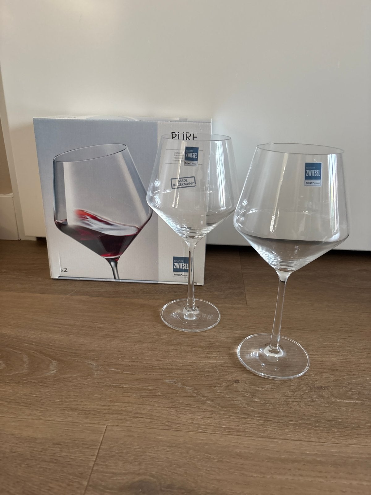 Schott Zwiesel Pure rode wijnglazen - Nieuw in doos, Huis en Inrichting, Ophalen, Glas of Glazen, Overige merken, Nieuw