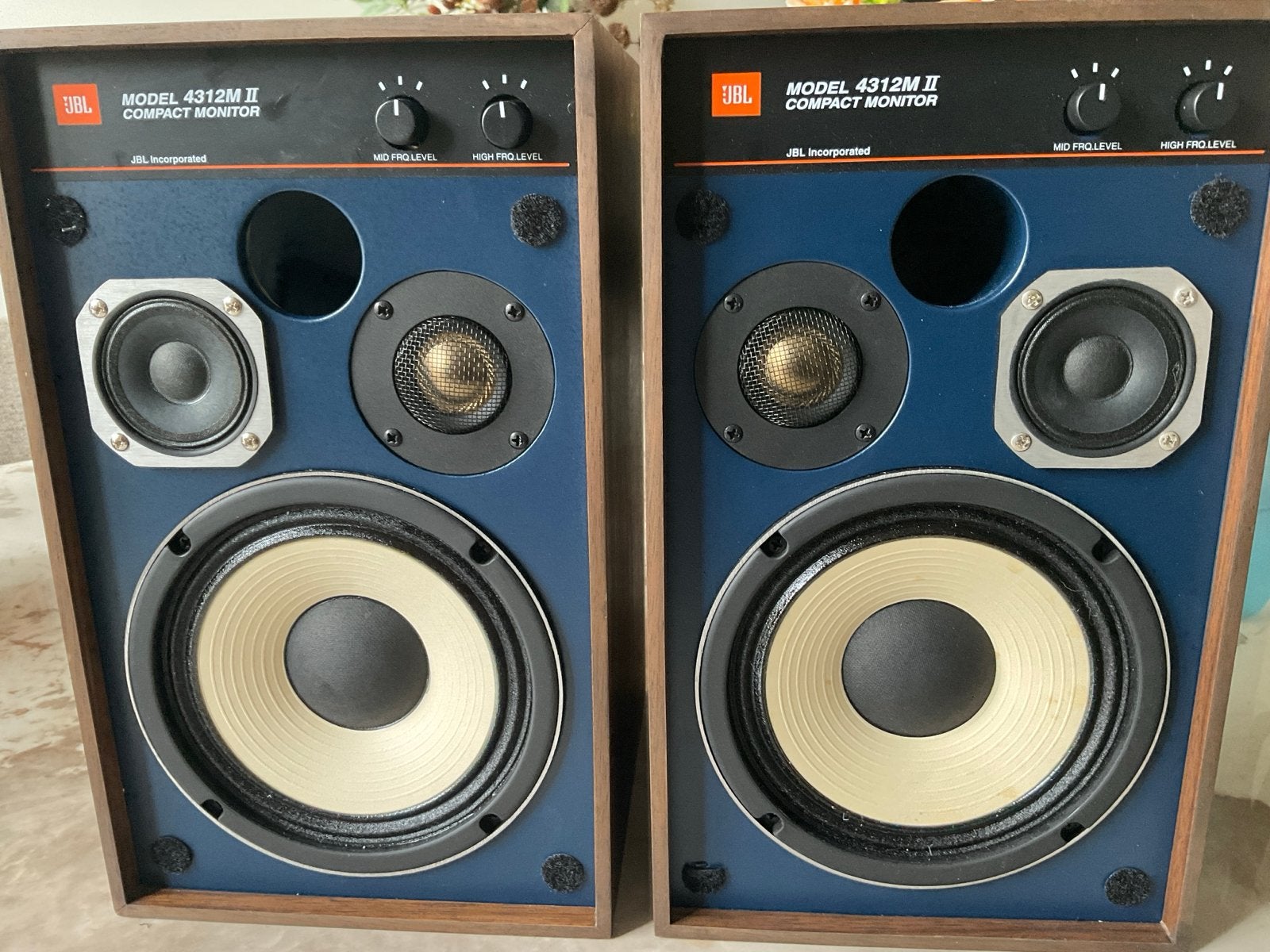 JBL 4312M II Compact Monitor Speakers - Vintage Geluid, Ophalen, JBL, Zo goed als nieuw, 60 tot 120 watt