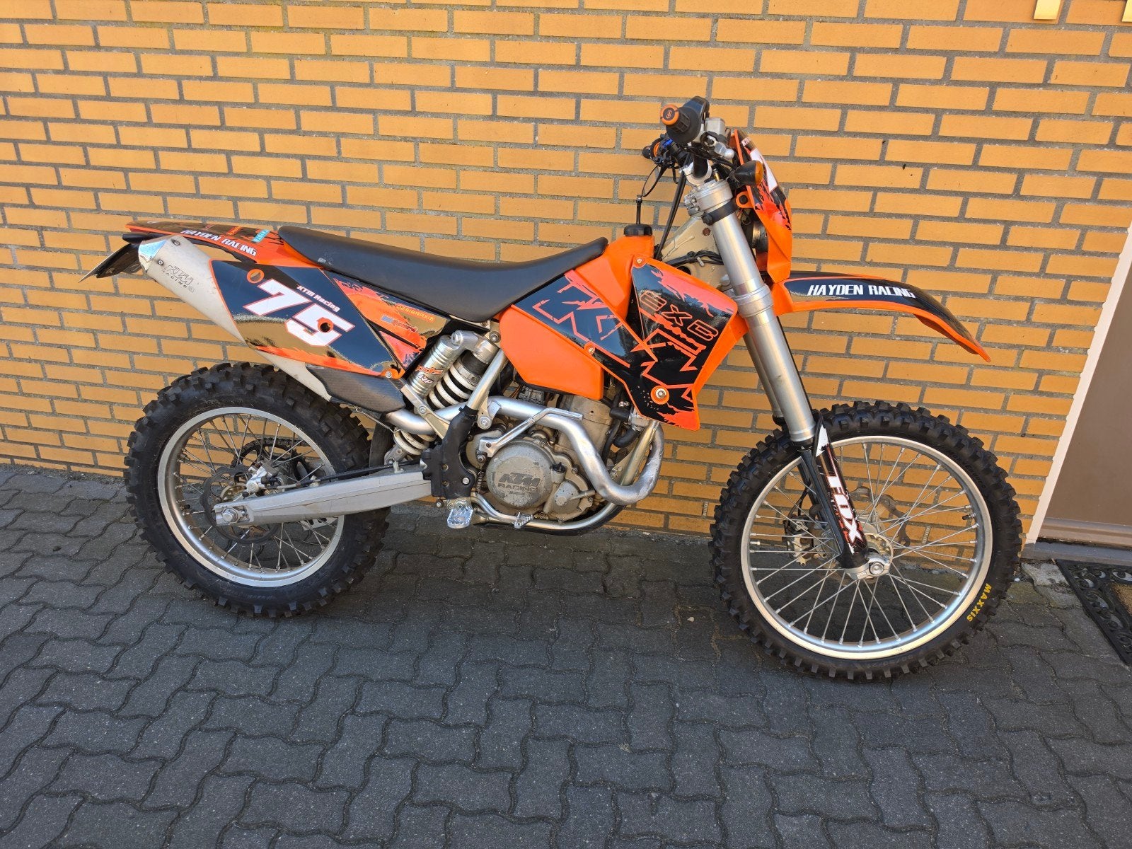 Ktm 525 EXC 2003 met maar 74 uur op de teller