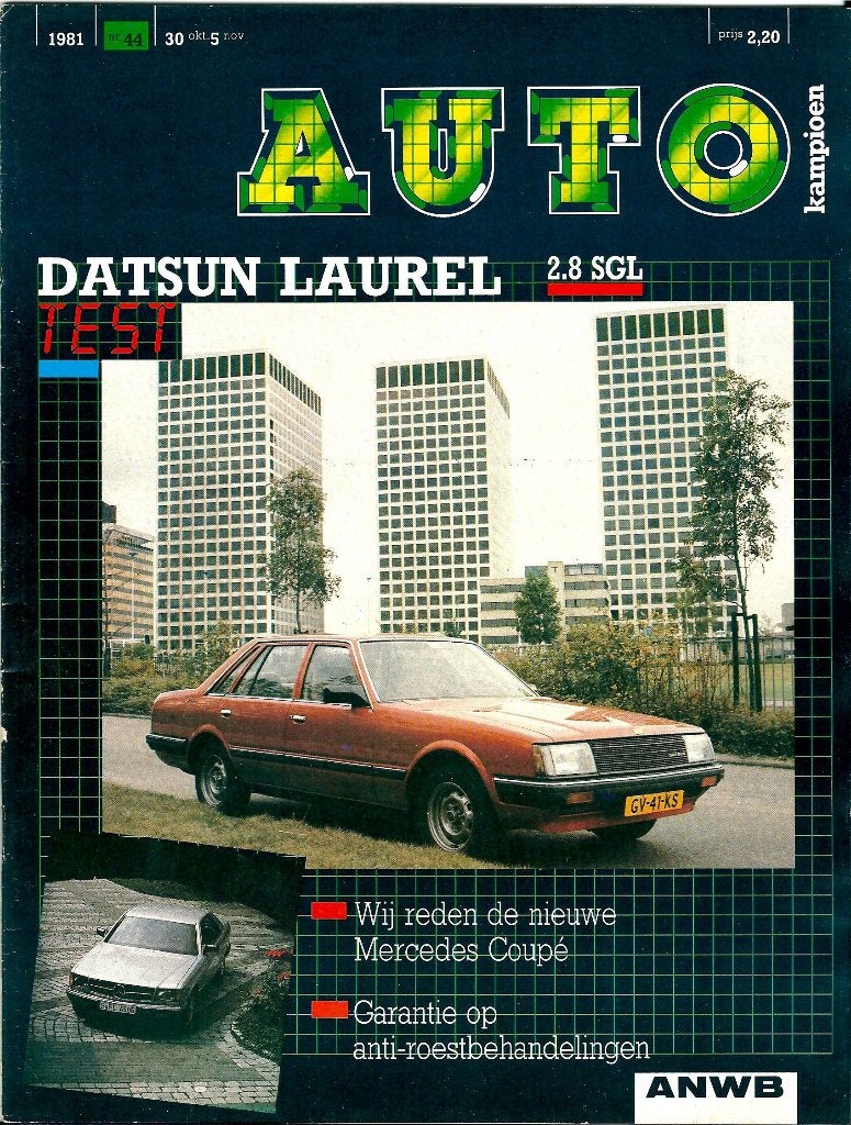 Autokampioen test Datsun Laurel 2.8 D SGL 1981, Ophalen of Verzenden, Gelezen, Overige merken