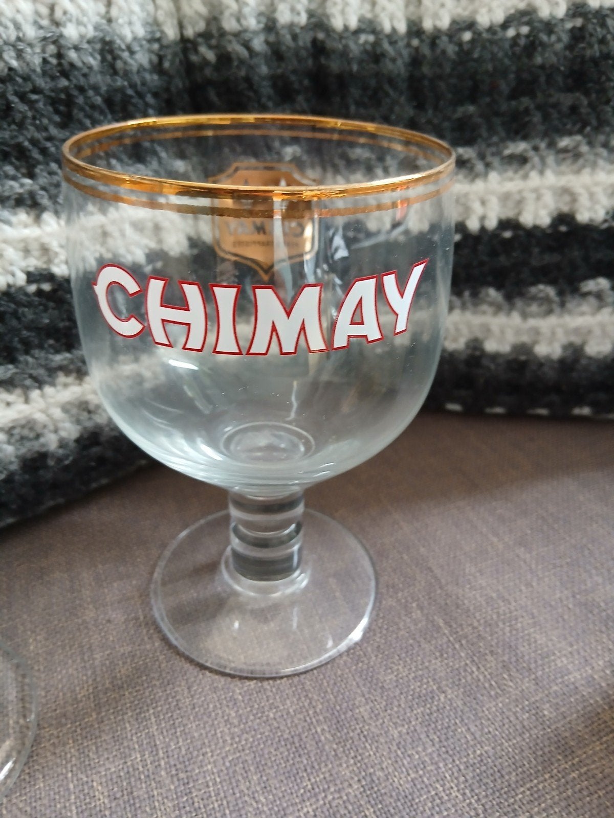 Chimay bierglas - Paters Trappisten, Ophalen, Zo goed als nieuw, Glas of Glazen, Overige merken