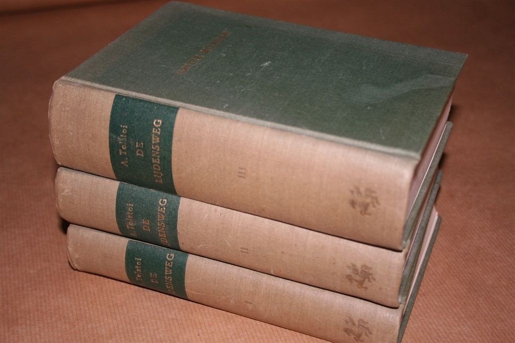 Alexej Tolstoi. De Lijndensweg. Compleet in 3 delen. 1953., Boeken, Literatuur, Ophalen of Verzenden, Gelezen