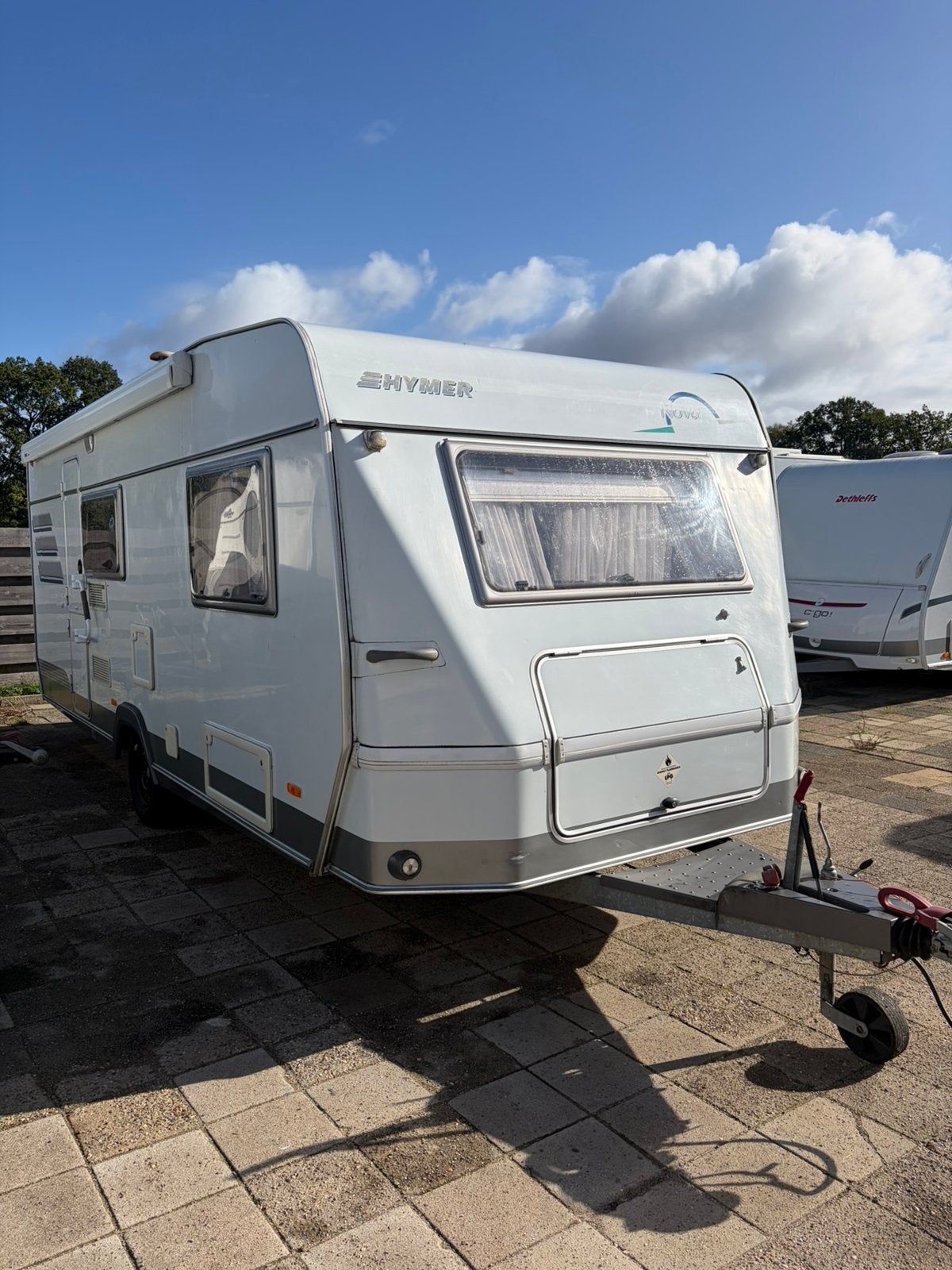 Hymer Nova 570A luifel/accu/tent, Rondzit, Bedrijf, Hymer, Oven