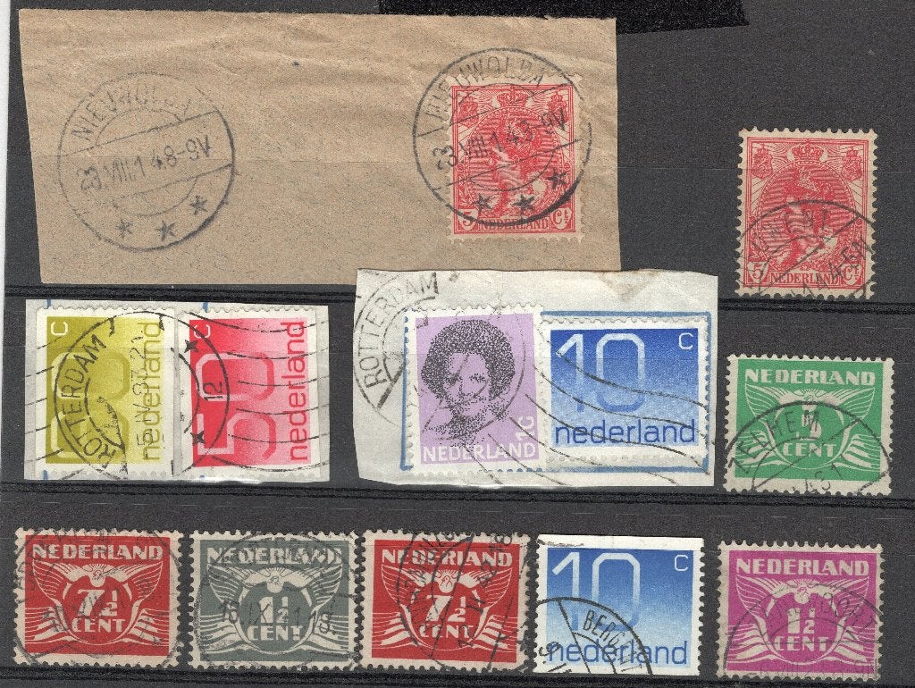 Stempels wo Nieuwolda Zelhem Zieuwent (9404), Verzenden, T/m 1940, Gestempeld