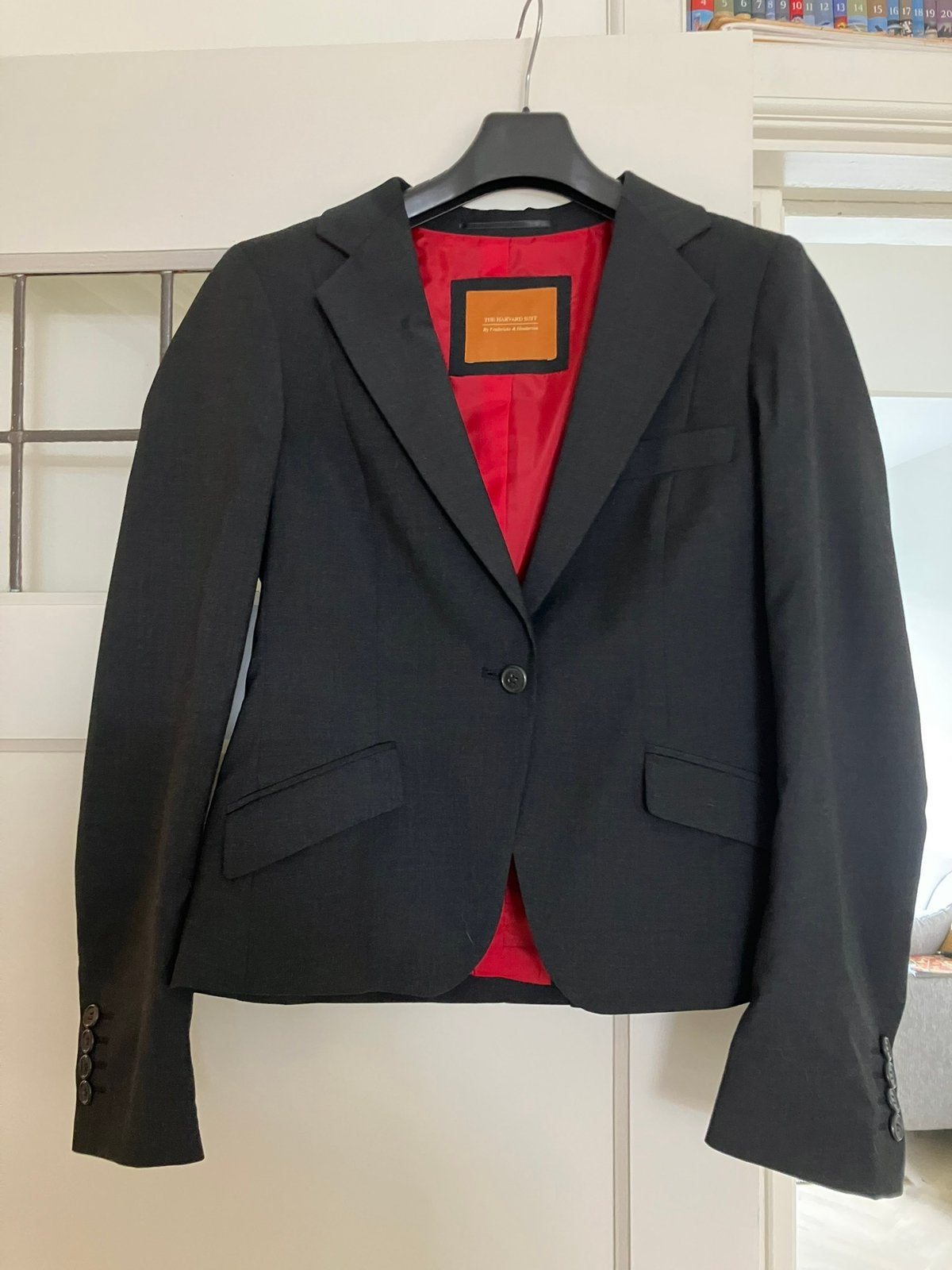 Augustinus damespak mt 44, Kleding | Dames, Ophalen, Zo goed als nieuw, Maat 42/44 (L), Zwart