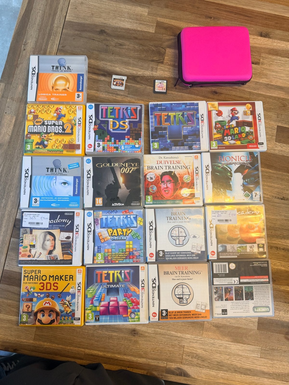 Grote collectie Nintendo DS/3DS games en accessoires, Spelcomputers en Games, Gebruikt, Overige genres, 1 speler, Ophalen of Verzenden