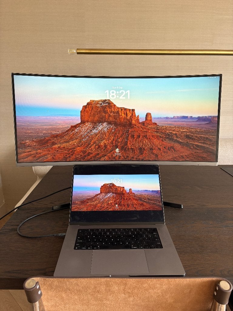 Samsung C34H890 34-inch UltraWide QHD curved monitor, Computers en Software, Gebruikt, USB-C, Samsung, 61 t/m 100 Hz