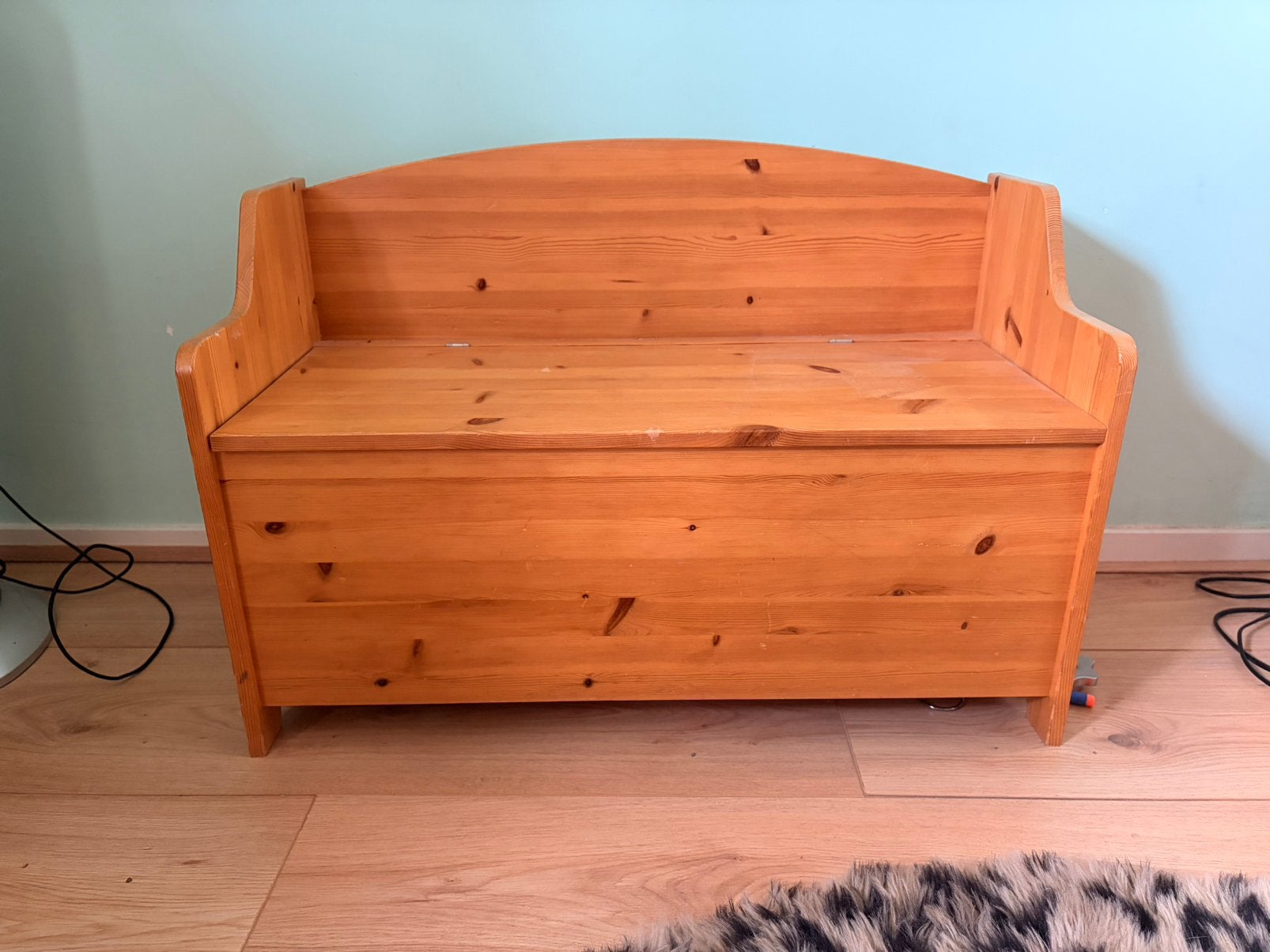 Kinderbankje echt hout, Kinderen en Baby's, Kinderkamer | Overige Meubels, Ophalen, Zo goed als nieuw, Overige typen