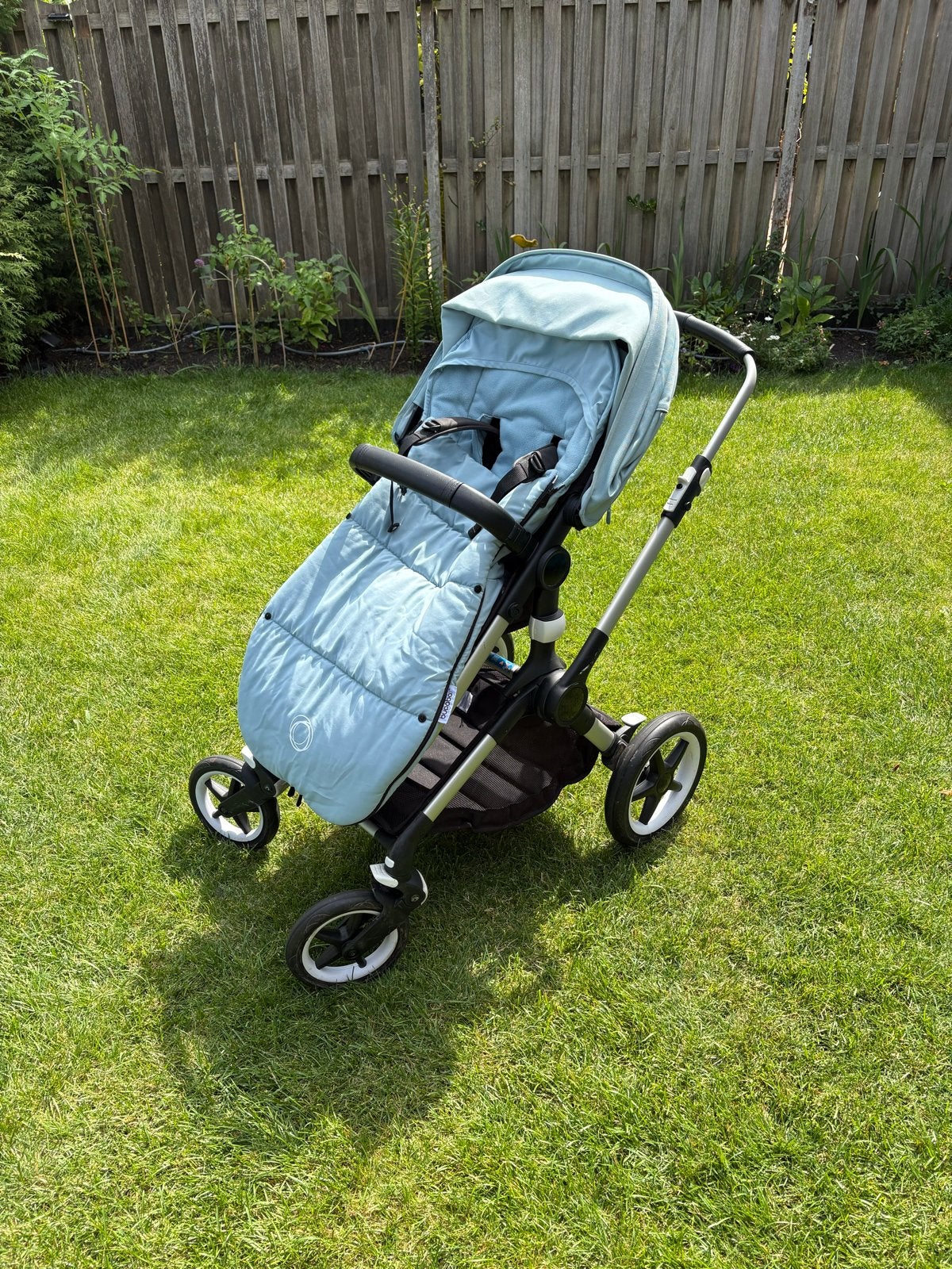 Bugaboo fox 2 kinderwagen met voetenzak en regenhoes, Ophalen, Gebruikt, Kinderwagen, Bugaboo