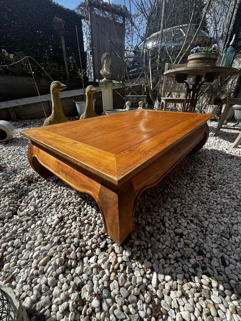 Opium tafel, salontafel, Ophalen, Gebruikt, 75 cm of meer, 60 cm of meer