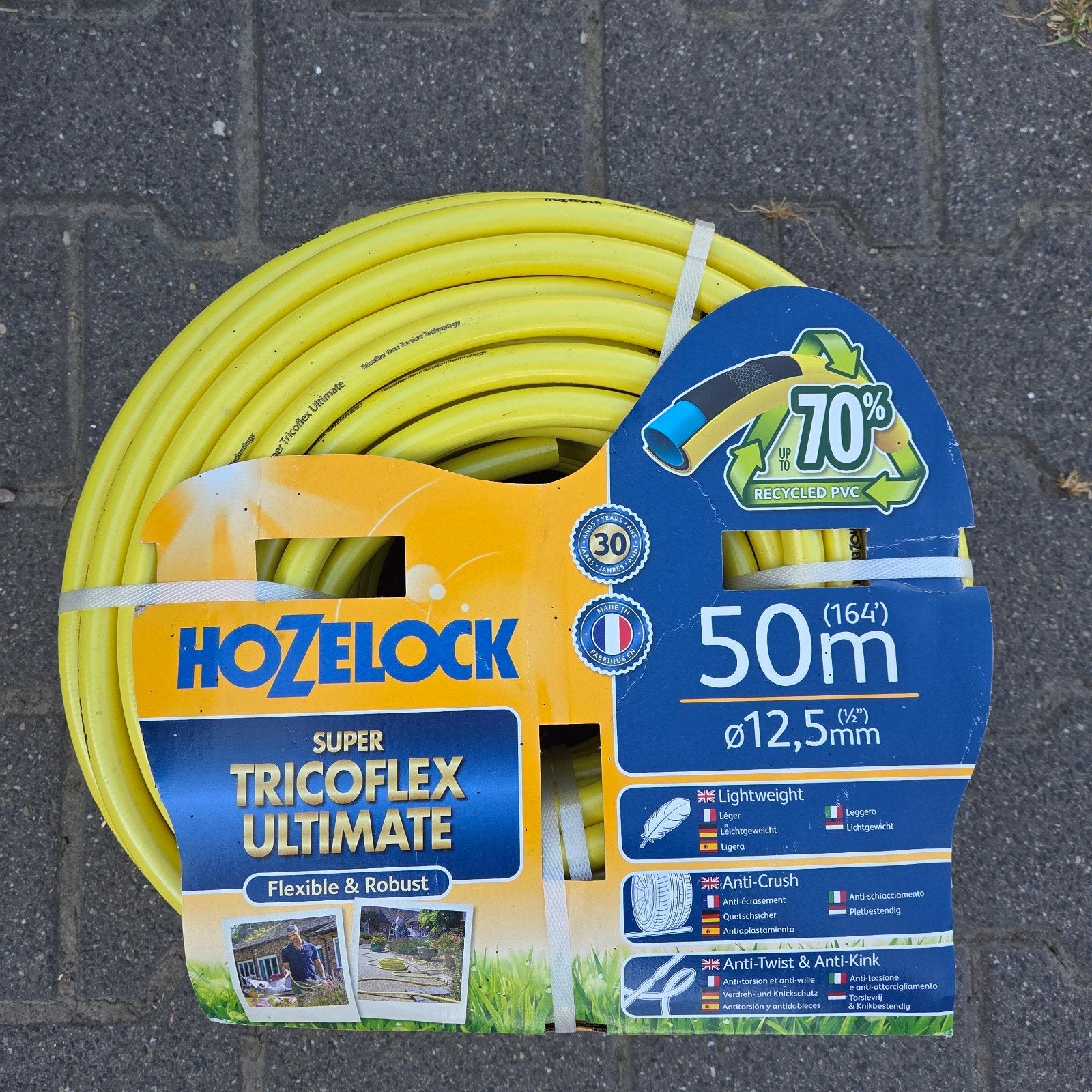 Hozelock Super Tricoflex Ultimate Tuinslang 50m 12.5mm, Ophalen of Verzenden, Nieuw, Tuinslang