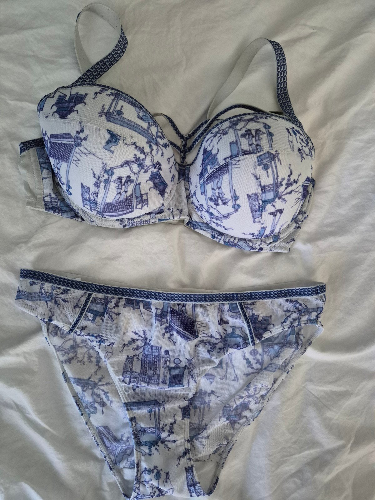 Unieke Marlies Dekkers set - 80D en L - Gedragen, Kleding | Dames, Ondergoed en Lingerie, Verzenden, BH