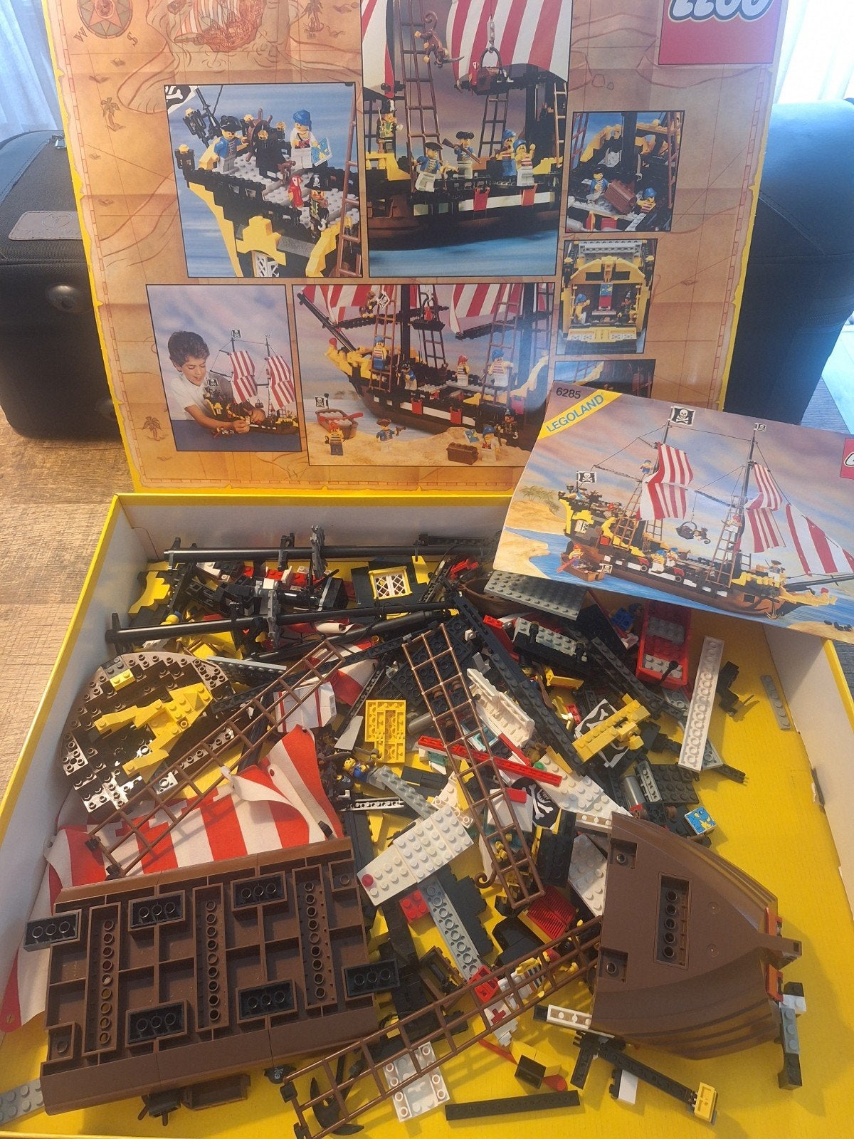 Lego Pirates 6285 Black Seas Barracuda met doos en boekje, Gebruikt, Lego, Inclusief instructies, Pirates
