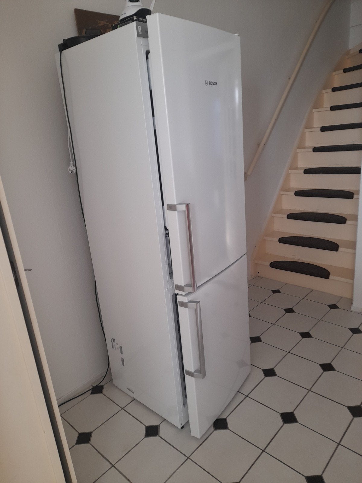 BOSCH KGE36EWCP EXCLUSIV WIT KOEL VRIESCOMBINATIE, Witgoed en Apparatuur, Koelkasten en IJskasten, 200 liter of meer, 60 cm of meer