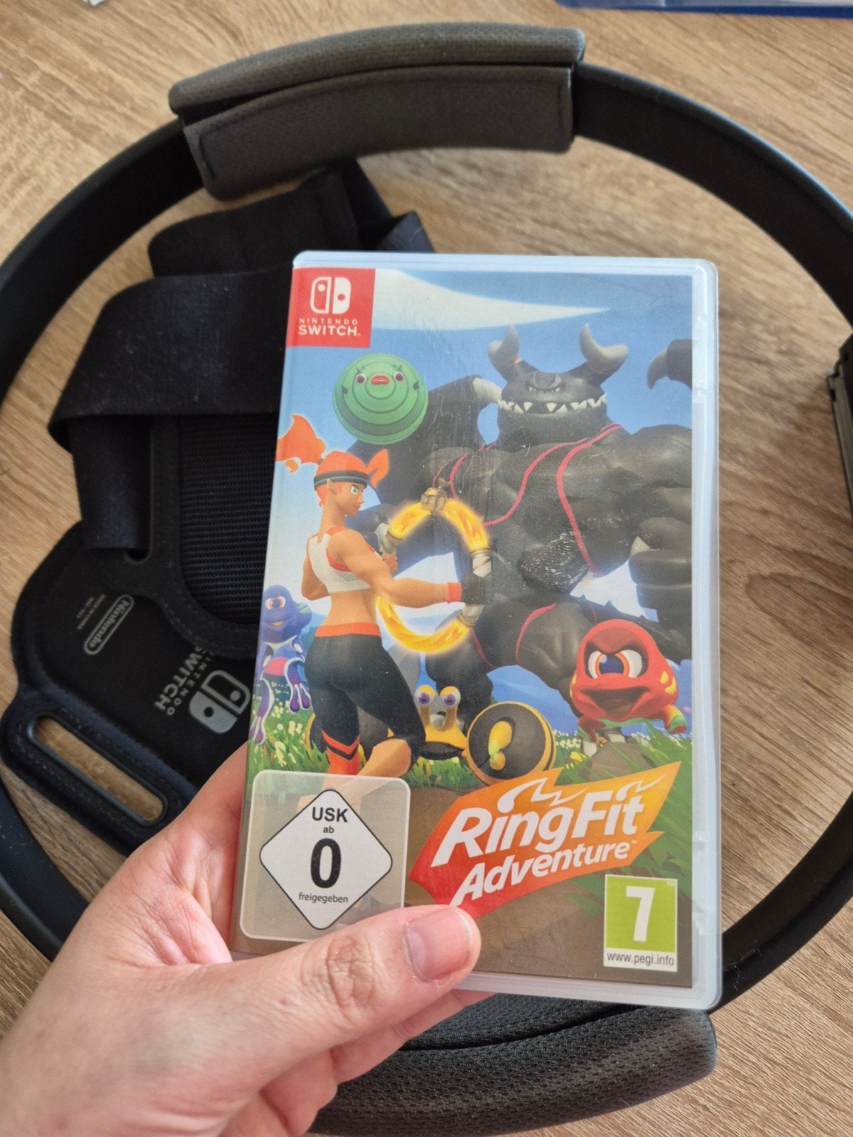 Nintendo Switch Ring Fit Adventure - Complete Set, Ophalen, Met games, Zo goed als nieuw, Switch Original