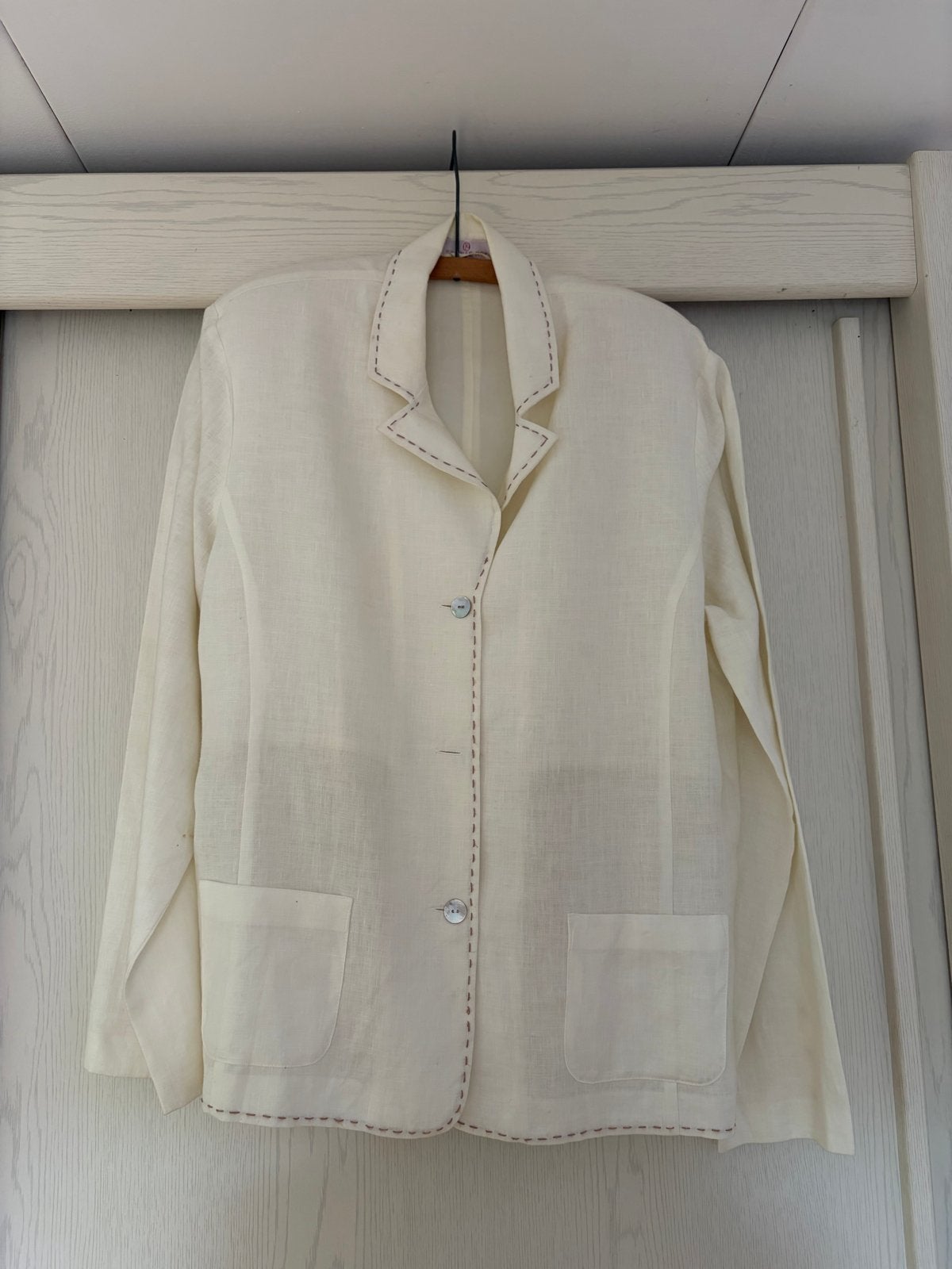Julien Le Roy Linnen Jasjs, Ophalen of Verzenden, Maat 46/48 (XL) of groter, Beige, Jasje