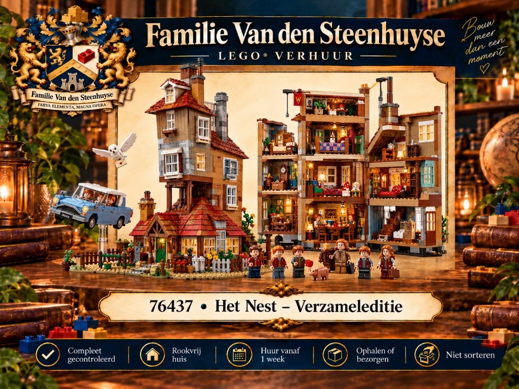 LEGO Harry Potter Het Nest 76437 huren, Lego, Harry Potter, Ophalen of Verzenden, Zo goed als nieuw