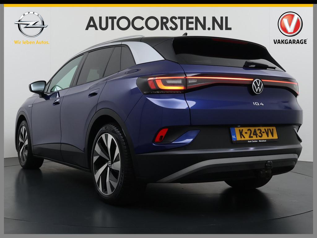 Volkswagen ID.4 1st 82kWh SOH 89,4% Trekhaak Warmtepomp Navi, Automaat, Achterwielaandrijving, Gebruikt, Zwart