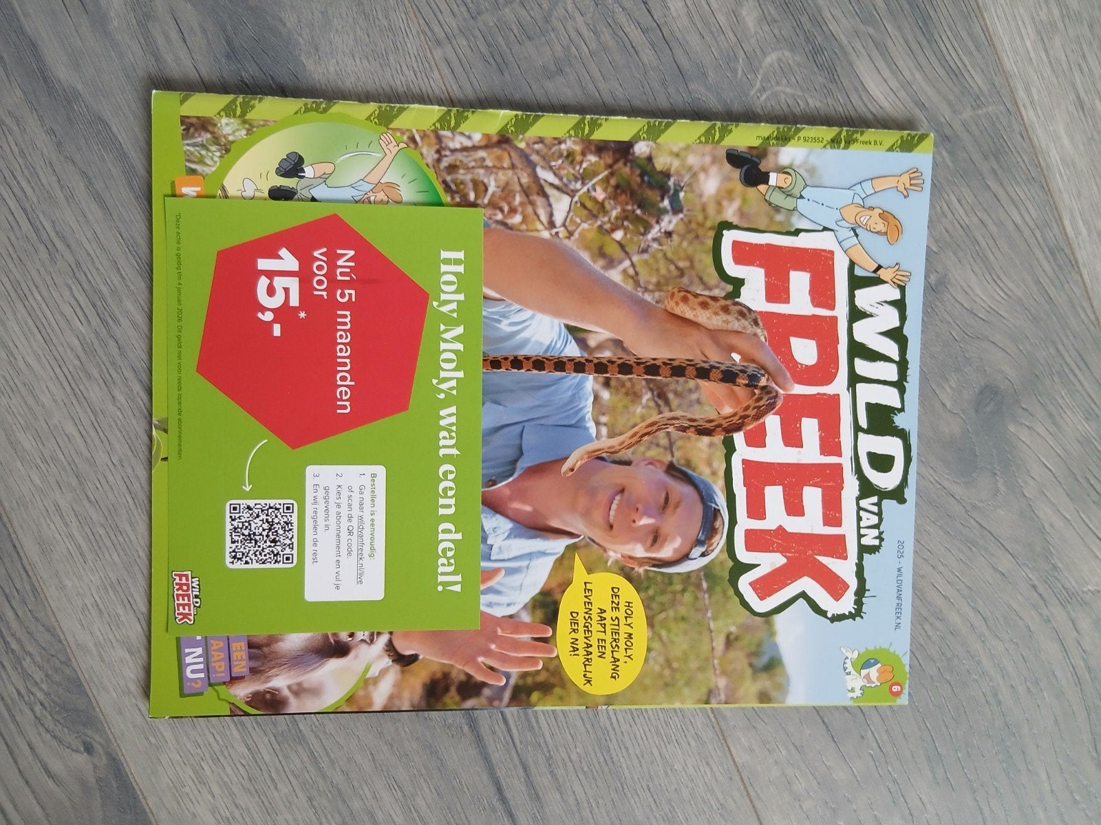Wild van Freek tijdschrift - Wetenschap en Natuur, Boeken, Ophalen of Verzenden, Zo goed als nieuw, Wetenschap en Natuur