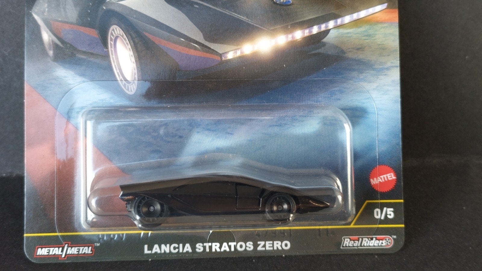 Lancia Stratos Zero 1:64 Hotwheels Premium Chase Pol, Auto, Verzenden, Nieuw, M