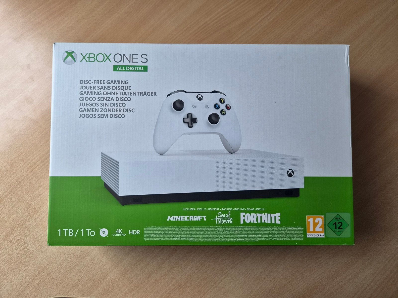 Xbox One S, Spelcomputers en Games, Ophalen, Xbox One S All-digital, Zo goed als nieuw, 1 TB