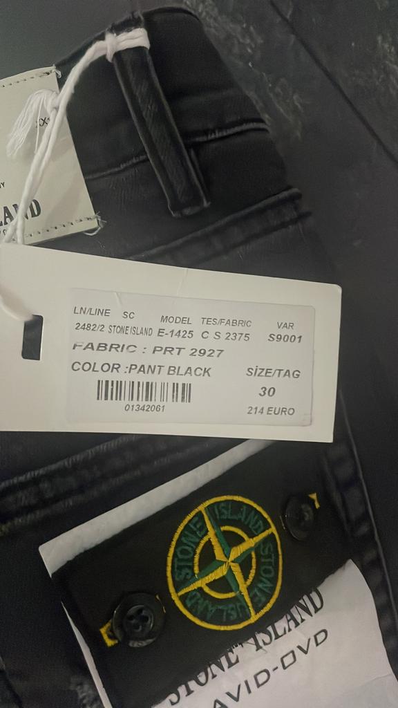 Stone island jeans, Ophalen of Verzenden, Zo goed als nieuw, Zwart
