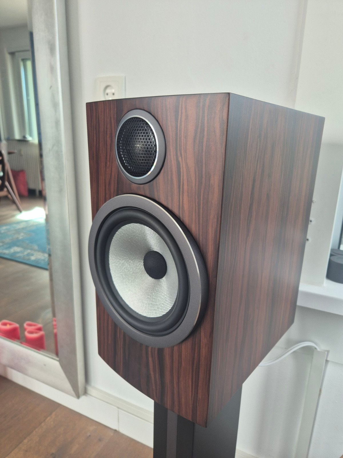 Bowers & Wilkins 706 S3 met S2 stands, Ophalen, Inclusief standaarden, 120 tot 150 watt, Zo goed als nieuw