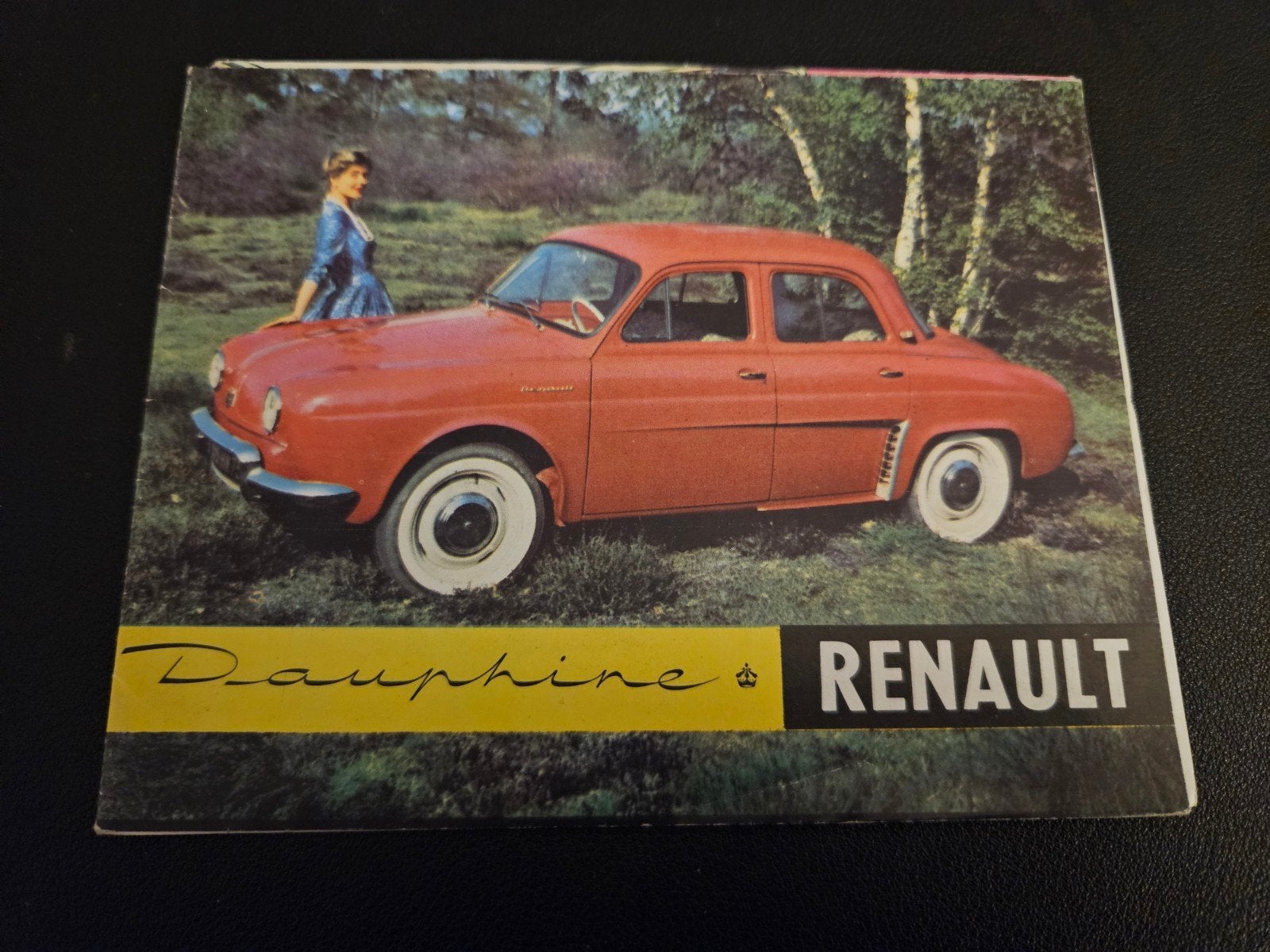 Brochure Renault Dauphine, Boeken, Ophalen of Verzenden, Zo goed als nieuw, Renault