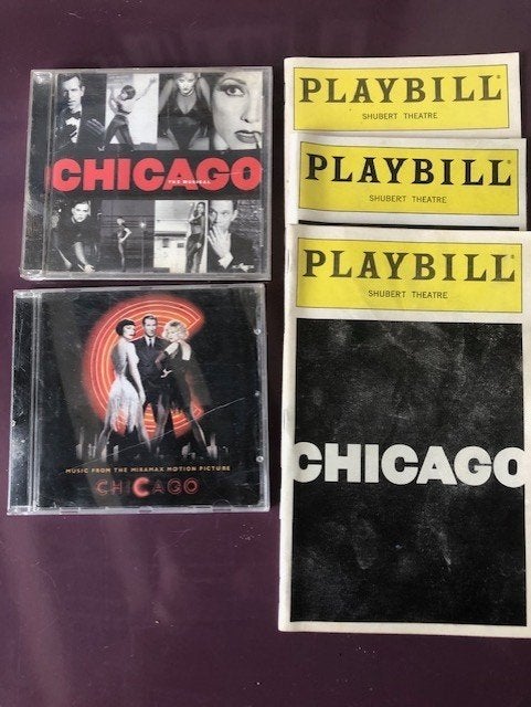 Musical Chicago set 2 c.d.'s en drie playbills, Ophalen of Verzenden, Gebruikt