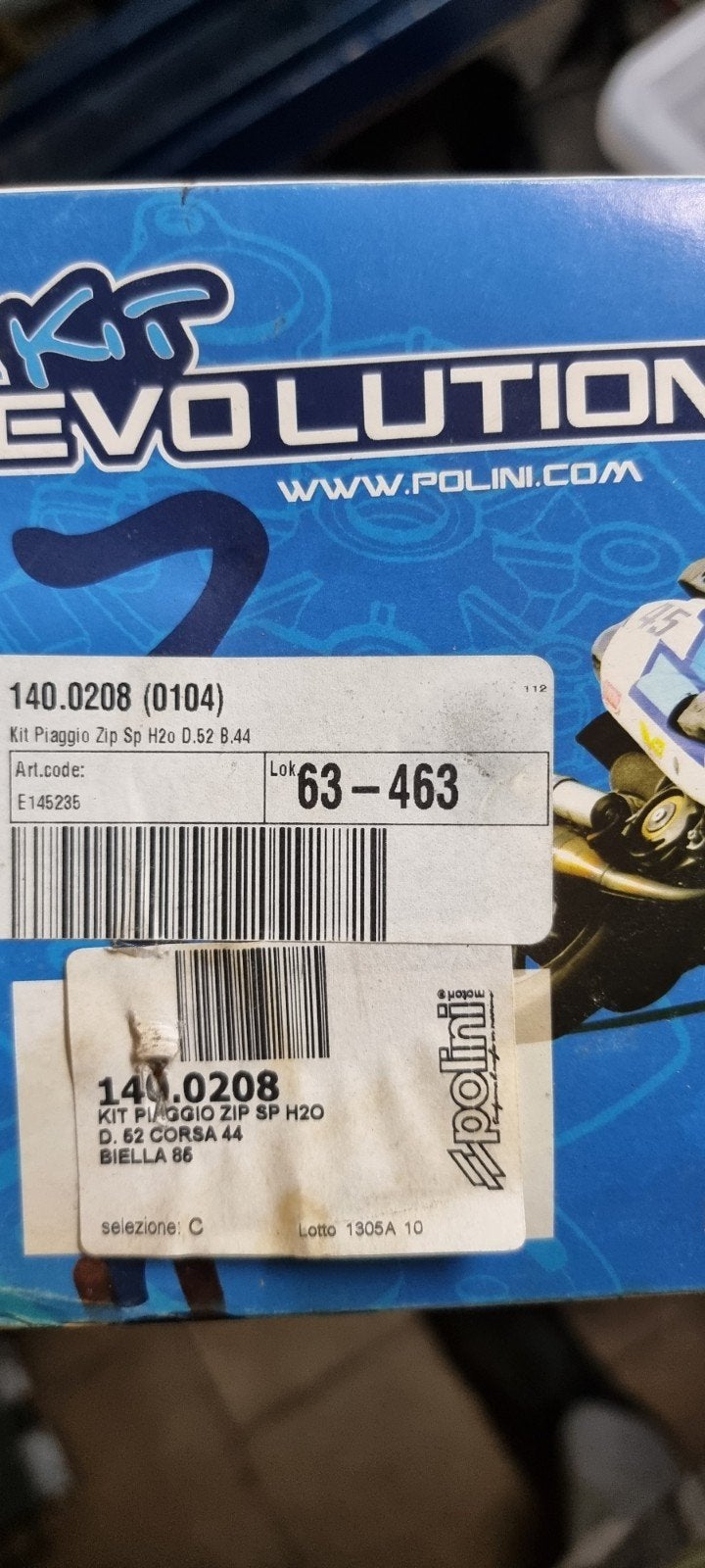 Polini Big Evolution 94cc cilinderkit piaggio, Ophalen of Verzenden, Nieuw