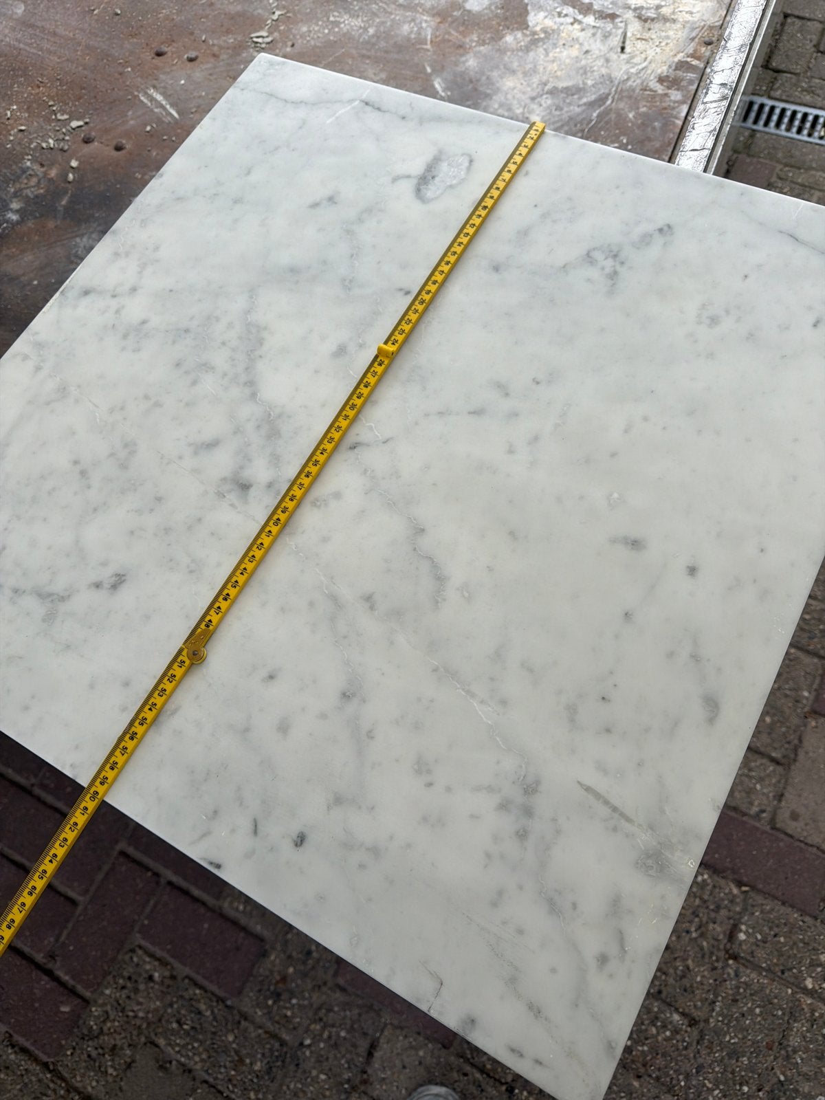 Marmeren tegels 60x60 cm, 10 mm dik - 12 stuks, Ophalen, 60 cm of meer, Nieuw, Minder dan 5 m²